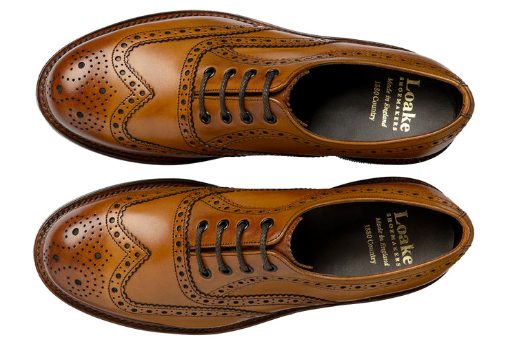 Loake Edward Tan Mens Handcrafted Shoes