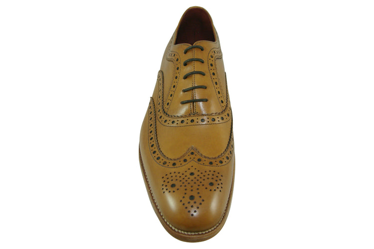Loake Fearnley Tan Mens Handcrafted Shoes