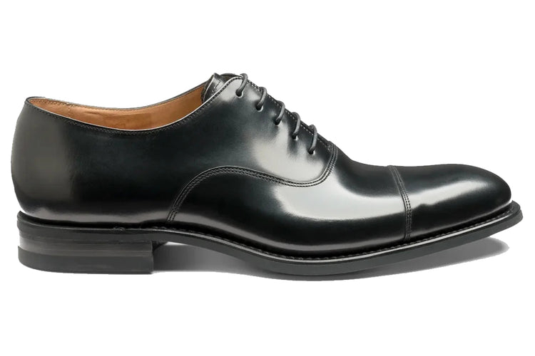 Loake Finsbury Black Mens Handcrafted Shoes