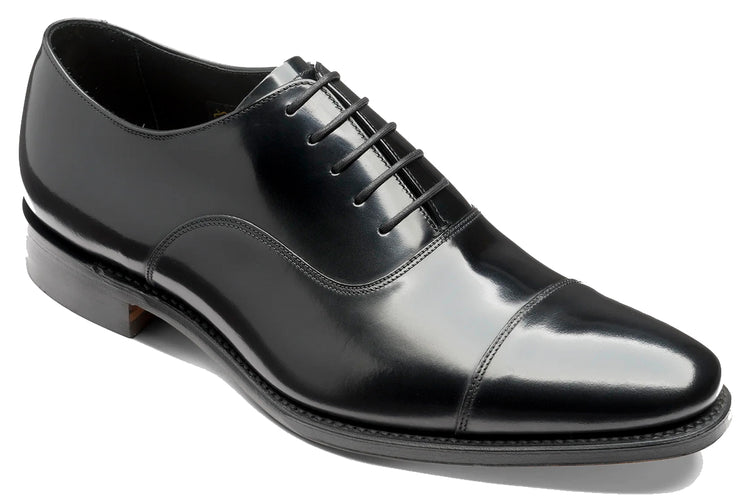 Loake Finsbury Black Mens Handcrafted Shoes