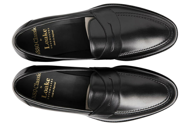 Loake Hornbeam Black Mens Handcrafted Shoes