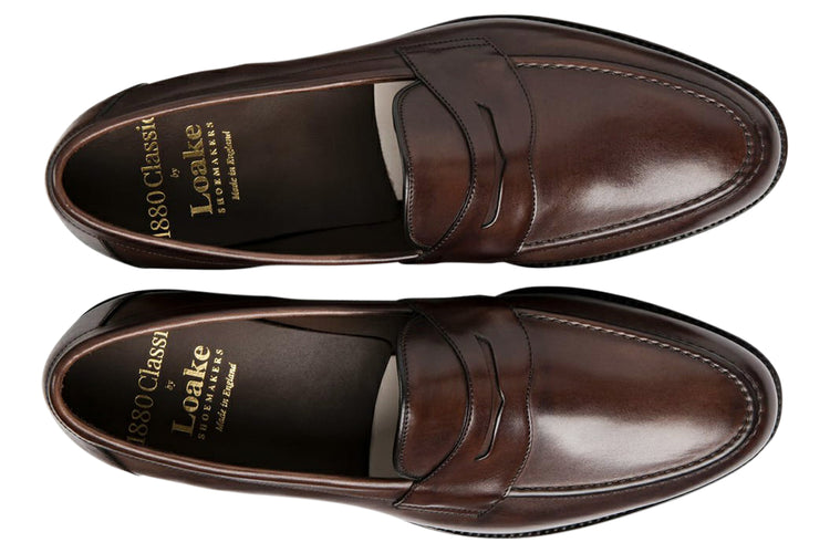 Loake Hornbeam Scorched Walnut Mens Handcrafted Shoes