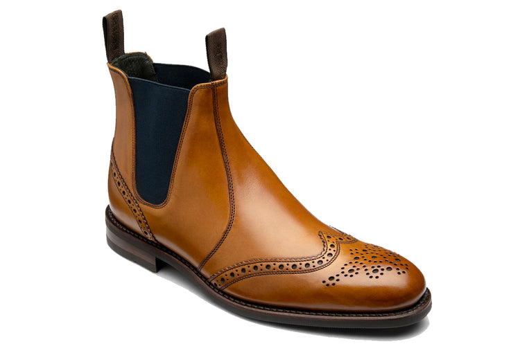 Loake Hoskins Tan Mens Handcrafted Boots