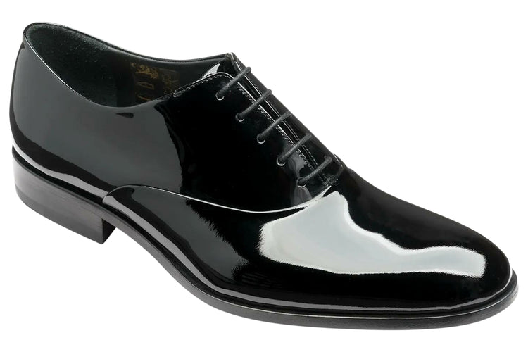 Loake Patent Black Mens Handcrafted Shoes