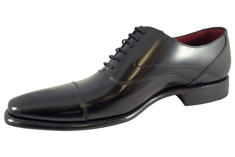 Loake Sharp Black Mens Handcrafted Shoes