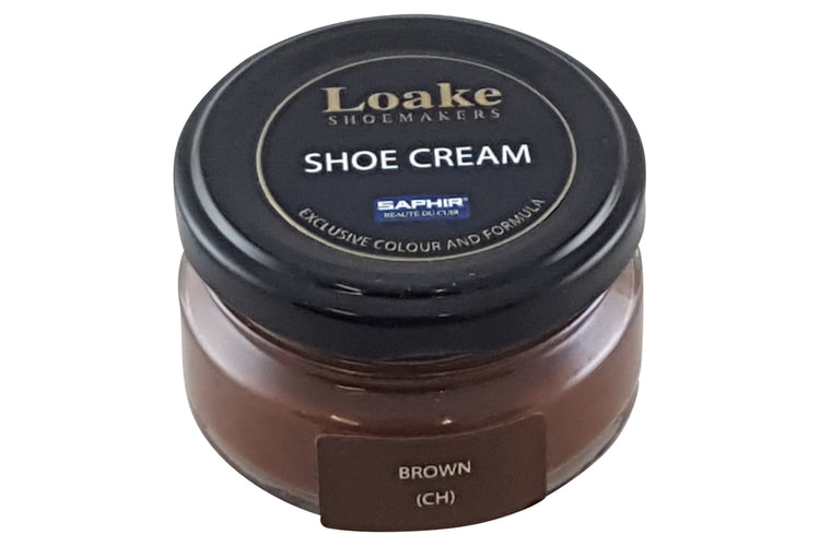 Loake Shoe Cream Brown