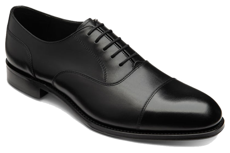 Loake Stonegate Carbon Black Mens Handcrafted Shoes