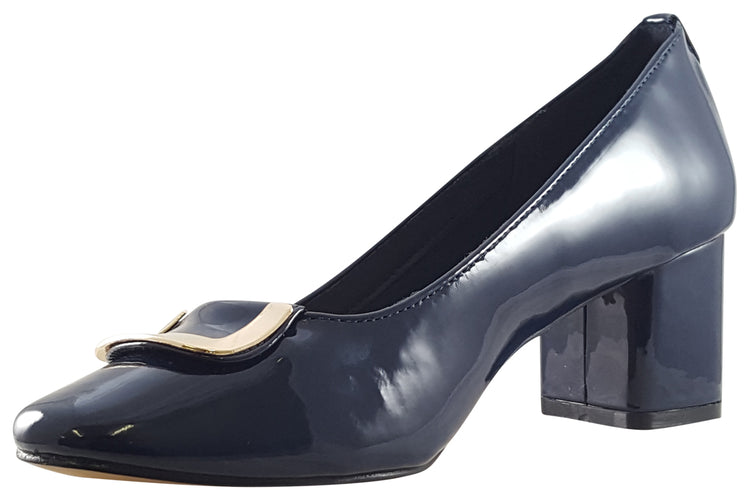Lotus Aubrey ULS443 Navy Patent Womens Shoes