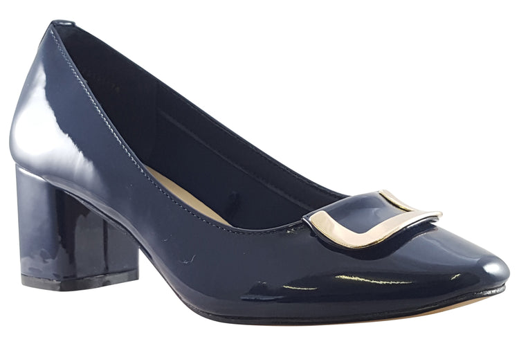 Lotus Aubrey ULS443 Navy Patent Womens Shoes