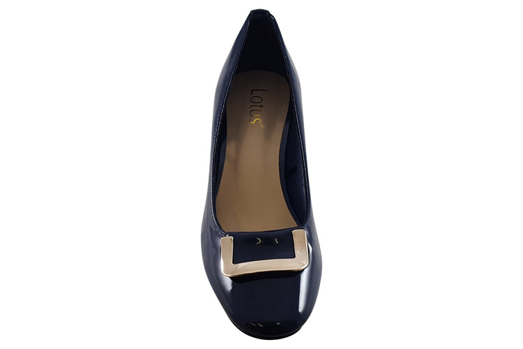 Lotus Aubrey ULS443 Navy Patent Womens Shoes