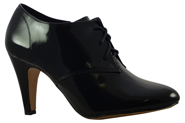 Lotus Sonia ULS341 Black Patent Womens Shoes