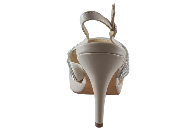 Lotus Violette ULS384 Nude/Diamante Womens Shoes