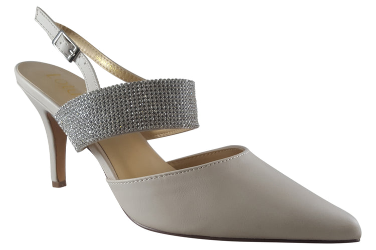 Lotus Violette ULS384 Nude/Diamante Womens Shoes