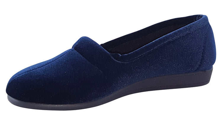 Lunar Butterfly KLA001 Navy Womens Slippers