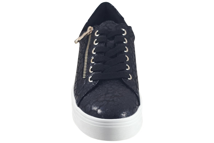 Lunar Charm DLB009 Black Womens Fashion Trainers