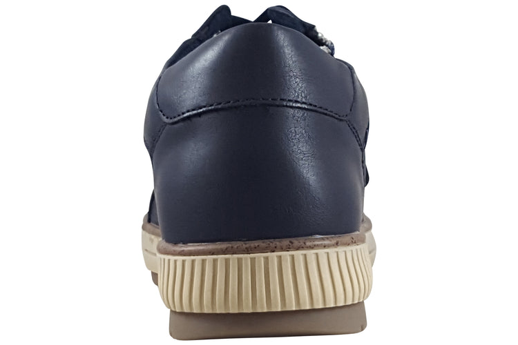 Lunar Shaka DLB080 Navy Womens Fashion Trainers