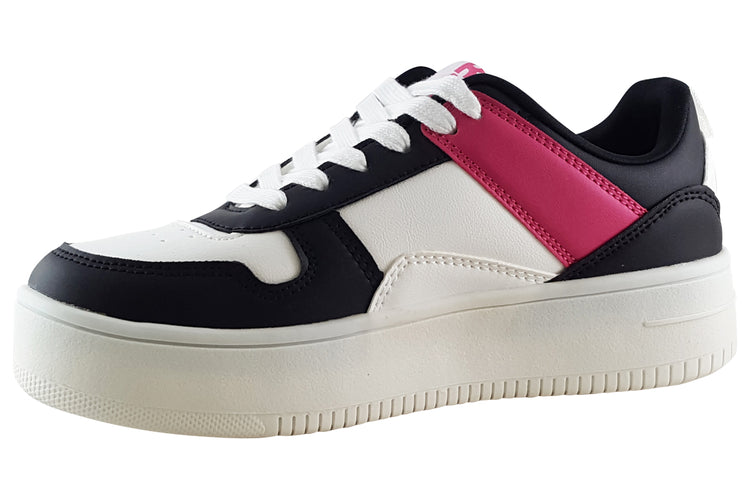 Refresh Emmy-Lou 79405 Black/White Fushia Womens Shoes