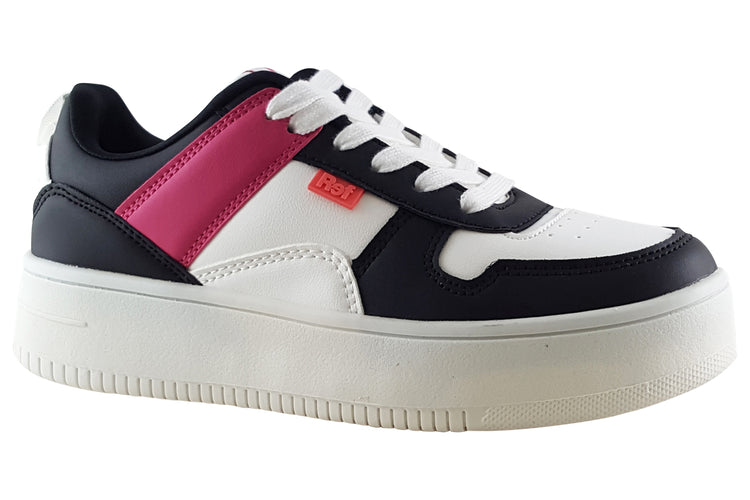 Refresh Emmy-Lou 79405 Black/White Fushia Womens Shoes