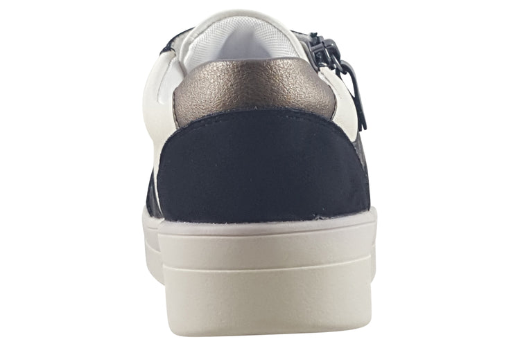 Remonte Christina D0J04-60 Beige Combi Womens Fashion Trainers