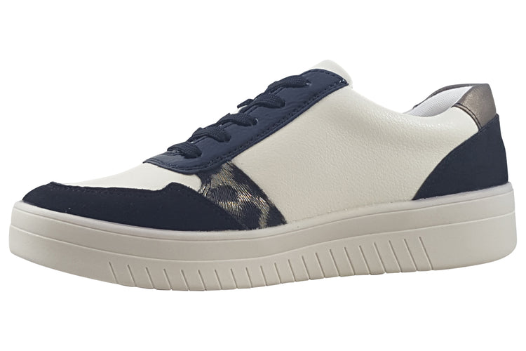 Remonte Christina D0J04-60 Beige Combi Womens Fashion Trainers