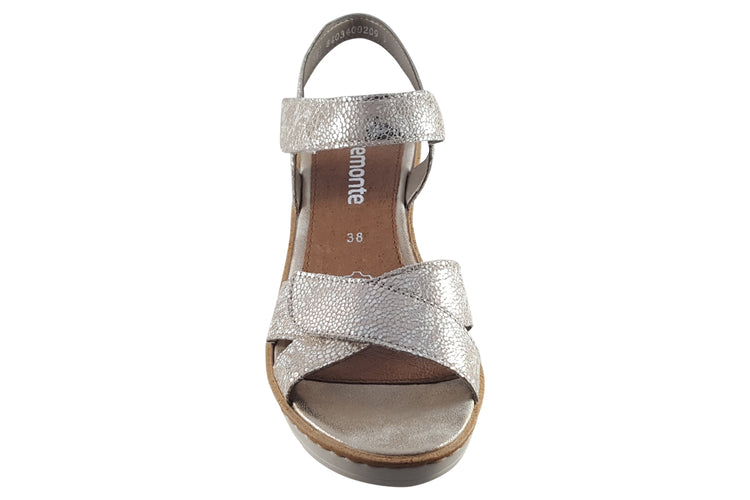 Remonte Yvonne R6252 White Gold Womens Sandals