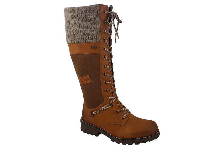 Rieker Alps Z0442 Tan Womens Boots