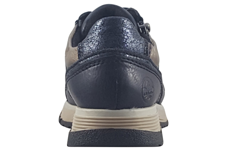 Rieker Bishop 49002-14 Navy Multi Womens Fashion Trainers