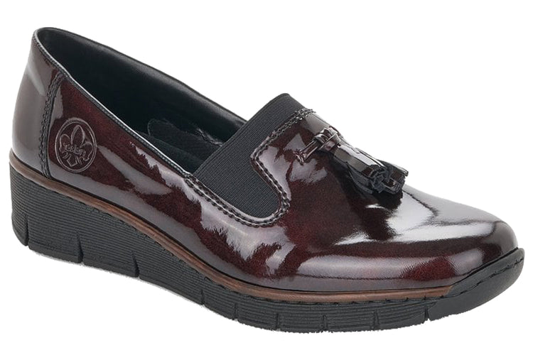 Rieker Cyrus 53751 Bordeaux Womens Shoes