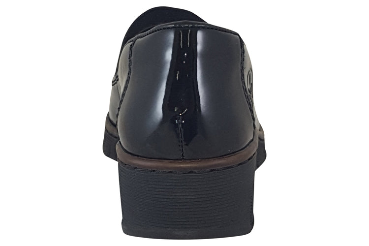 Rieker Cyrus 53751 Black Womens Shoes