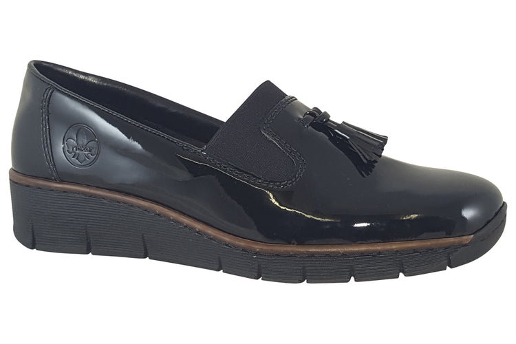 Rieker Cyrus 53751 Black Womens Shoes