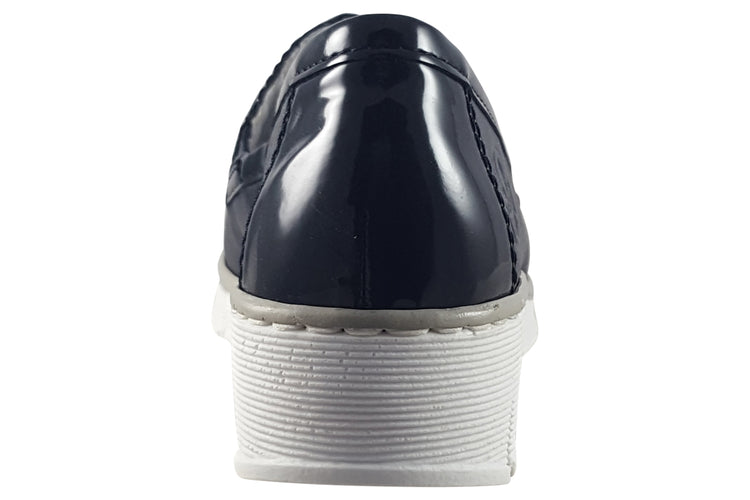 Rieker Fidelma 53785 Navy Womens Shoes