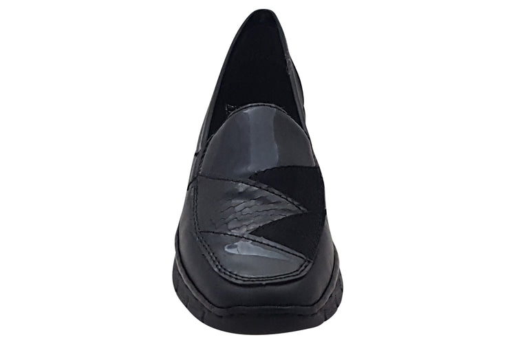Rieker Fidelma 53785 Black Womens Shoes