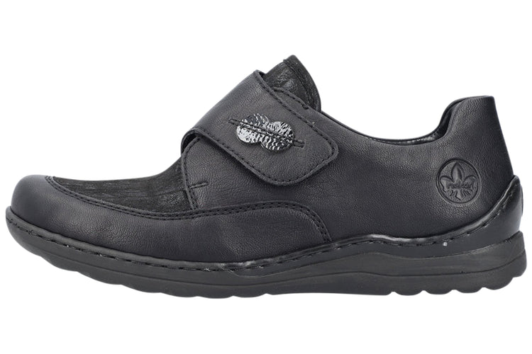 Rieker Gatter 48954 Black Womens Shoes
