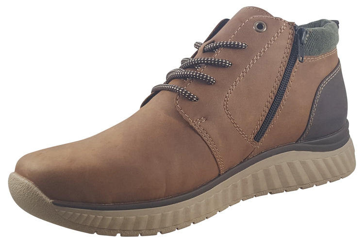 Rieker Geneva B0603 Tan Mens Shoes