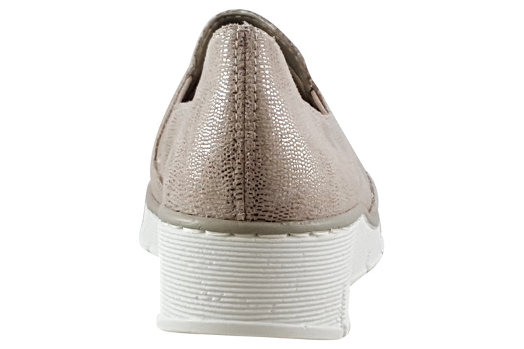 Rieker Glammy 537B0 Rose Womens Shoes