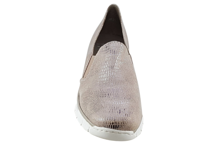 Rieker Glammy 537B0 Rose Womens Shoes