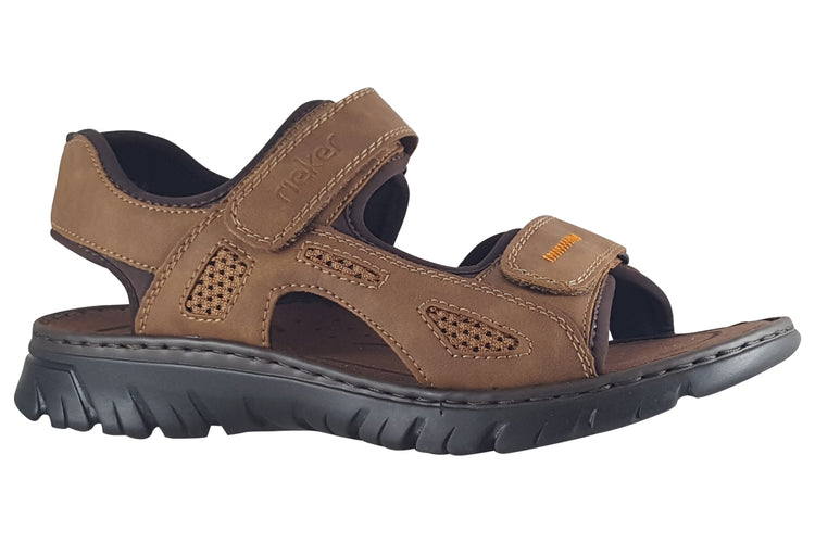 Rieker Hemp 26761 Brown Mens Sandals