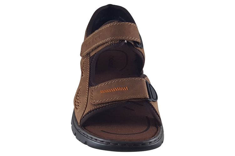 Rieker Hemp 26761 Brown Mens Sandals