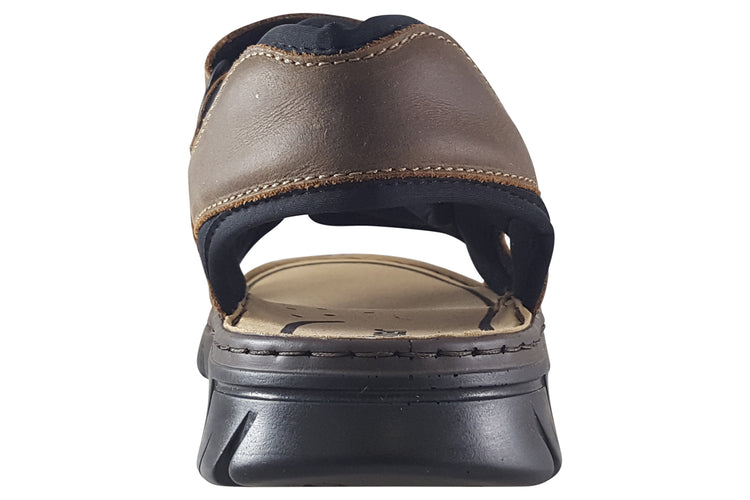 Rieker Hemp 26761 Tobacco Mens Sandals