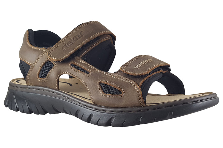 Rieker Hemp 26761 Tobacco Mens Sandals
