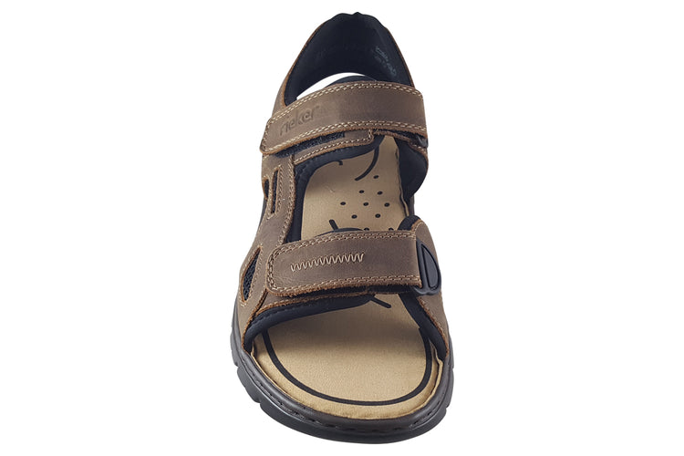 Rieker Hemp 26761 Tobacco Mens Sandals