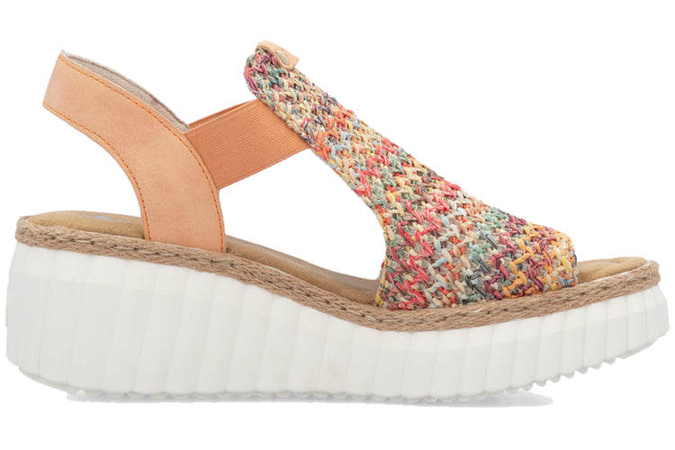 Rieker Humming-Bird 69172 Apricot Womens Sandals