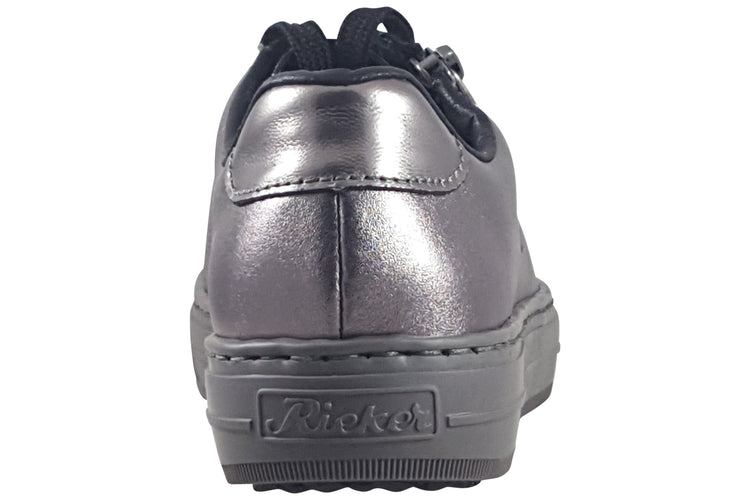 Rieker Managher L59L1-90 Titanium Womens Fashion Trainers