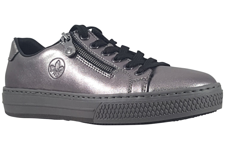 Rieker Managher L59L1-90 Titanium Womens Fashion Trainers