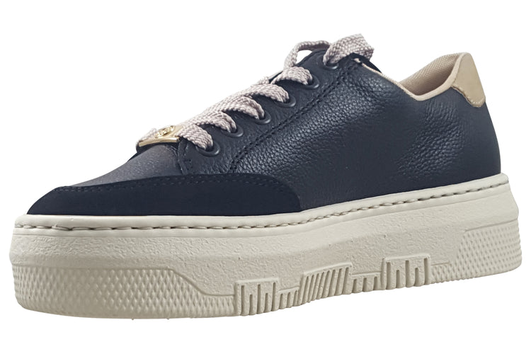 Rieker Mary M1912-00 Black Womens Fashion Trainers