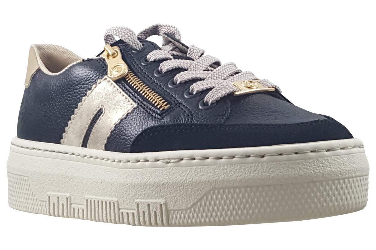 Rieker Mary M1912-00 Black Womens Fashion Trainers – McConnell Shoes