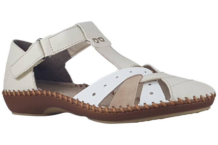 Rieker Rhode M1655 Beige Womens Shoes