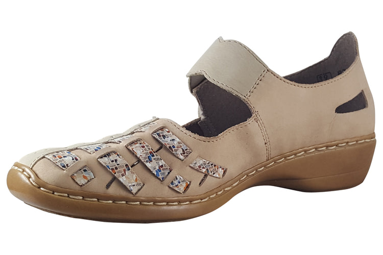 Rieker Tess 41369-60 Pebble Womens Shoes