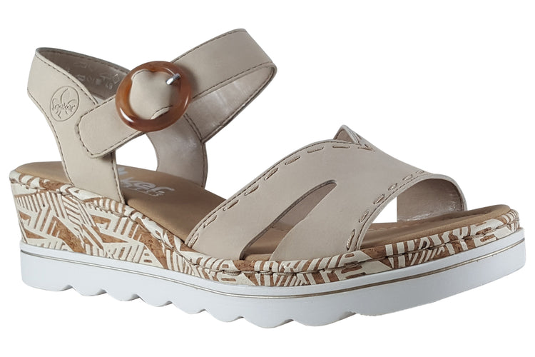 Rieker Valentine 67173-60 Pearl Womens Sandals