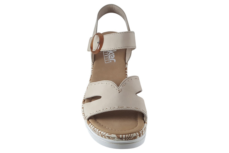 Rieker Valentine 67173-60 Pearl Womens Sandals